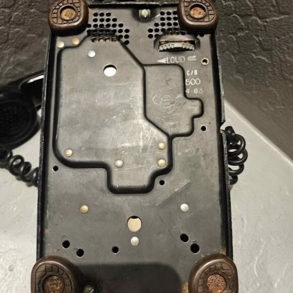 Western Electric Black Metal Rotary Style Phone Telephone - Picture 7 of 10